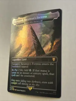 Isengard, Saruman's Fortress - Boseiju, Who Shelters All -Foil Near Mint MTG - Image 2