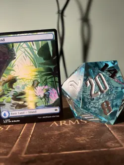 Magic the Gathering d20 Large Jumbo Light Blue Air Bubble - Image 2
