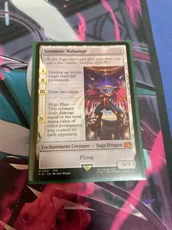 MTG - SUMMON BAHAMUT - MYTHIC - NM - FIN - Image 1
