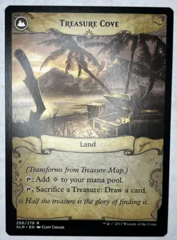 1x Treasure Map NM Regular 250 XLN Ixalan MTG Magic The Gathering - Image 2