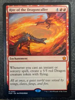 Rite of the Dragoncaller - Magic Foundations (MTG) - Image 1