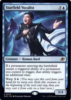 Starfield Vocalist Edge of Eternities Magic MTG NM - Image 1