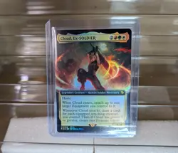 MTG Cloud, Ex-SOLDIER (Extended Art) Foil FIC 168 - Final Fantasy - Image 1