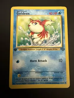 Pokemon TCG Goldeen Jungle 53/64 1st Edition Near Mint! - Image 1