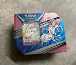 Pokemon TCG Sword & Shield Pokemon V Heroes Tins (Espeon & Slyveon) - Sealed - Image 4