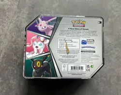 Pokemon TCG Sword & Shield Pokemon V Heroes Tins (Espeon & Slyveon) - Sealed - Image 5