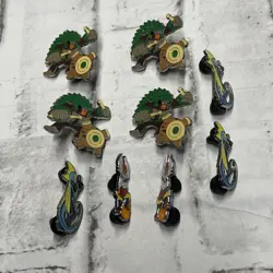 Pokemon Rillaboom Cinderace Inteleon Pins from Crown Zentith Collection Lot of 9 - Image 1