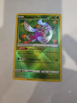Radiant Tsareena 016/195 Pokemon TCG Silver Tempest Radiant Rare NM - Image 1