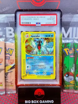 2003 Pokemon Skyridge Gyarados #H10 PSA 10 Gem Mint Perfect 💎🐉 POP - 133 SWIRL - Image 1