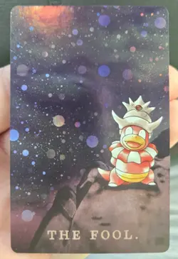 Pokami Fan Art Pokemon Slowking Holo Cosmo - Image 1