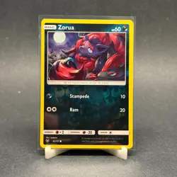 Pokemon Reverse Holo Zorua Shining Legends 52/73 LP - Image 1