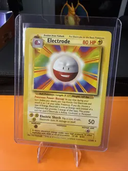 Pokemon TCG Electrode 021/102 Base Set Regular LP Free Shipping! - Image 1