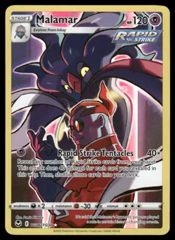 Pokemon Cards Malamar TG06/TG30 Silver Tempest Trainer Gallery Holo NM *2 - Image 1