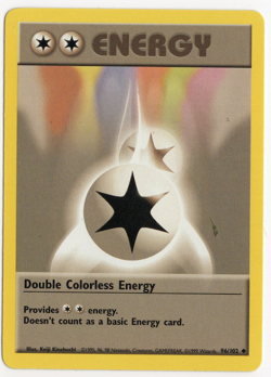 Double Colorless Energy 96/102 Base Set Pokemon Card - Image 1