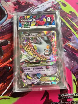 Pokemon TCG Mega Gengar EX Black Star Promo Card XY166 Ace 8 - Image 1