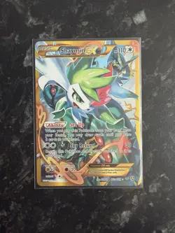Shaymin EX 77a/108 Roaring Skies Gold Secret Rare Promo Card NM Condition - Image 1
