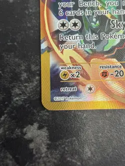 Shaymin EX 77a/108 Roaring Skies Gold Secret Rare Promo Card NM Condition - Image 5