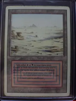 Badlands Dual Land Magic the Gathering Revised Edition - Image 1