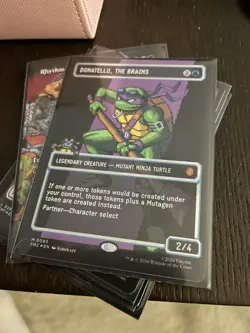 MTG Donatello, the Brains - Surge Foil - Borderless, NM-Mint Mythic 0085 - Image 1