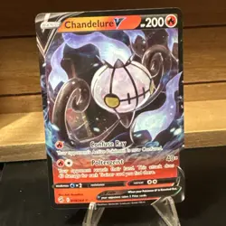 Pokemon TCG Chandelure V Fusion Strike 039/264 Holographic Full Art Ultra Rare - Image 1