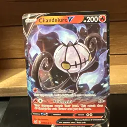 Pokemon TCG Chandelure V Fusion Strike 039/264 Holographic Full Art Ultra Rare - Image 2