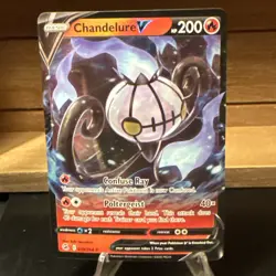 Pokemon TCG Chandelure V Fusion Strike 039/264 Holographic Full Art Ultra Rare - Image 4