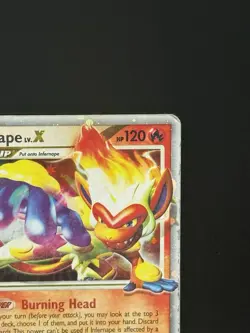 Infernape LV.X DP10 Pokemon Diamond & Pearl Black Star Promo Holo Played - Image 4