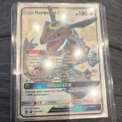Pokemon Rayquaza GX 177/168 Full Art Secret Rare Holo SM-Celestial Storm - Image 1