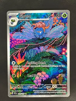 GLOOM 198/197 ILLUSTRATION RARE OBSIDIAN FLAMES POKEMON NM - Image 1