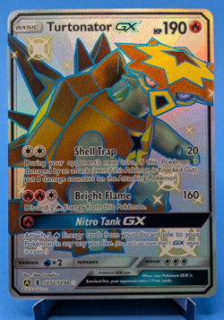 Turtonator GX SV52/SV94 Pokemon TCG 2019 Holo Shiny Vault Hidden Fates NM - Image 1