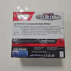 Pokemon Stellar Crown Booster Box - Scarlet & Violet TCG New Sealed Tight Wrap - Image 3