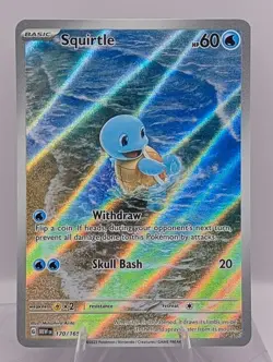 Squirtle Illustration Rare Holo Sv: Scarlet & Violet 151 170/165 Pokemon NP - Image 1