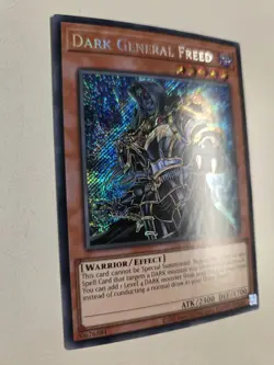 Dark General Freed LODT-EN083 Secret Rare EURO Print Yugioh Light of Destruction - Image 2