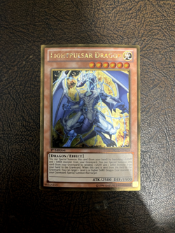 Yugioh Lightpulsar Dragon PGLD-EN039 Gold Rare 1st Edition NM - Image 1