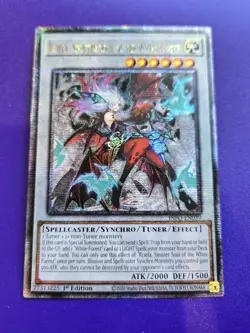 Rciela Sinister Soul of the White Forest Quarter Century INFO-EN039 LP Yugioh - Image 1