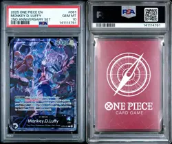 PSA 10 2025 ONE PIECE ENGLISH VERSION 2ND ANNIVERSARY MONKEY D. LUFFY 061 - Image 3