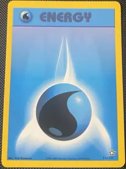 Water Energy 111/111 Neo Genesis Regular - Pokemon Card - Image 1