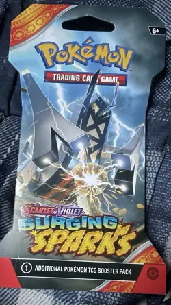 Pokemon Scarlet & Violet Surging Sparks Booster Pack English 10 Cards 2024 - Image 1