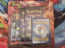 Pokemon TCG Lightning Set 6 Packs + 1 BONUS Card Bundle Factory Sealed - Image 1