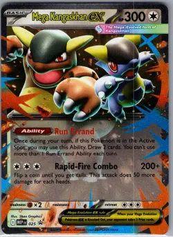 Mega Kangaskhan ex 025 ME: Mega Evolution Promo - Pokemon Card - NM - Image 1