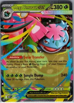 Mega Venusaur ex 013 ME: Mega Evolution Promo - Pokemon Card - NM - Image 1