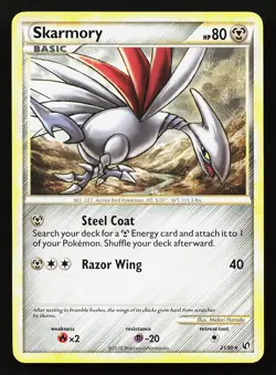 Skarmory 21/90 Rare Undaunted Pokemon Card - Image 1