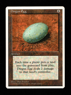 MTG Dingus Egg NM- 4th Magic the Gathering ~ Free Shipping ~ - Image 1