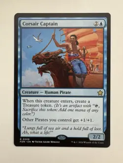 Corsair Captain MTG Magic the Gathering Card NM Near Mint FDN - Image 1