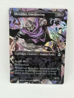 Shredder, Unrelenting (Borderless) Teenage Mutant Ninja Turtles Foil 0210 - Image 1