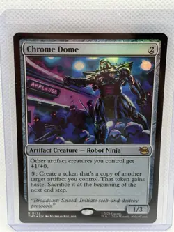 Chrome Dome Teenage Mutant Ninja Turtles Foil 0172 - Image 1