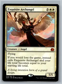 Magic The Gathering Aether Revolt Exquisite Archangel #018/184 MTG TCG CCG - Image 1