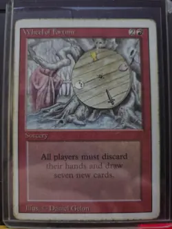 Wheel of Fortune Revised Edition Magic the Gathering - MP - Image 1