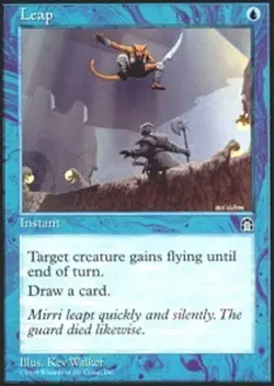 MTG - Leap - Stronghold - NM, English Magic FLAT RATE SHIP - Image 1
