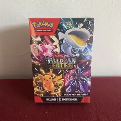 Sealed Pokemon TCG Scarlet & Violet Paldean Fates Booster Bundle NEW & SEALED - Image 1